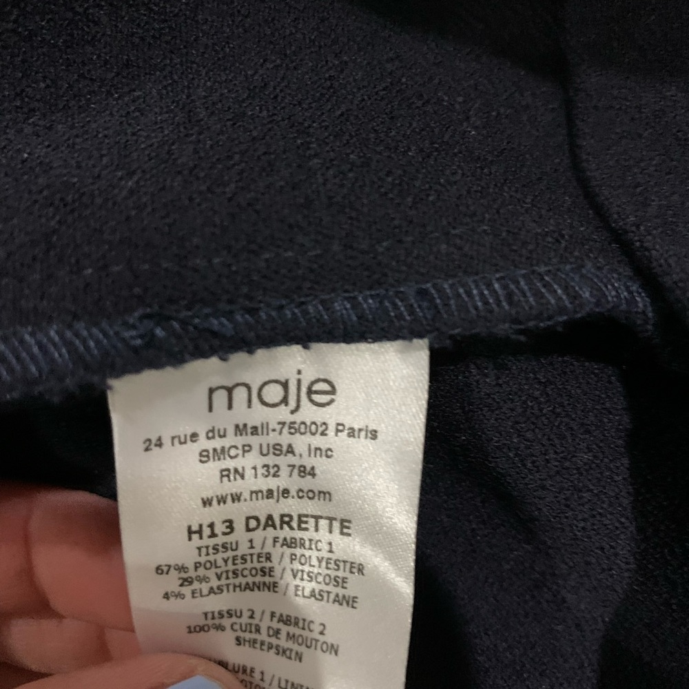 NWT Maje dress size 2 French 4-6 US. Beautiful but too big for me. Never worn. - Picture 3 of 12